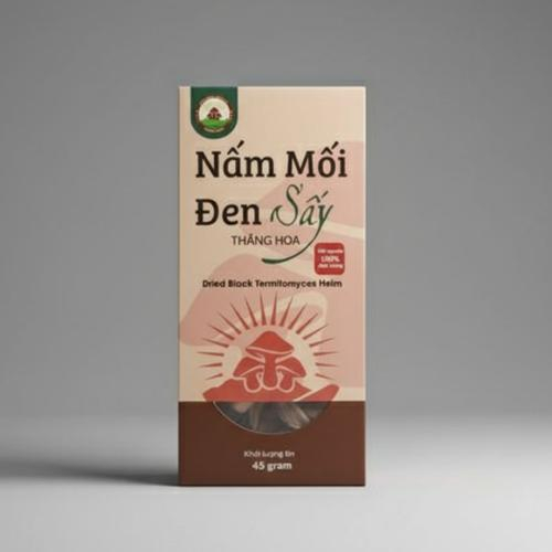 Nấm Mối Đen Sấy Thăng Hoa Hiền Nương Farm 45gr - Đặc Sản An Giang